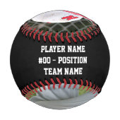 Kundenspezifische Foto-Baseball Baseball (Rückseite)