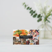 Kundenspezifische Foto Catering Visitenkarte (Stehend Vorderseite)