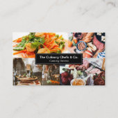 Kundenspezifische Foto Catering Visitenkarte (Vorderseite)