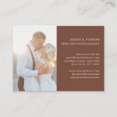 Kundenspezifische Foto-Fotokarte Visitenkarte (Vorderseite)