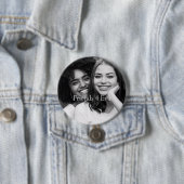Kundenspezifische Foto-Freunde 4 Eva Button (Beispiel)
