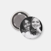 Kundenspezifische Foto-Freunde 4 Eva Magnet (Vorderseite/Rückseite)