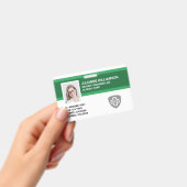 Kundenspezifische Foto-ID, Barcode- und Logo-Firma Ausweis (Handheld)