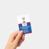 Kundenspezifische Foto-ID, Barcode- und Logo-Firma Ausweis (Handheld)