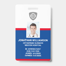 Kundenspezifische Foto-ID, Barcode- und Logo-Firma Ausweis