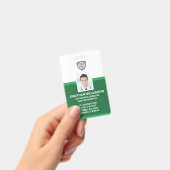 Kundenspezifische Foto-ID, Barcode- und Logo-Firma Ausweis (Handheld)