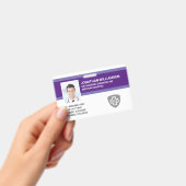 Kundenspezifische Foto-ID, Barcode- und Logo-Firma Ausweis (Handheld)