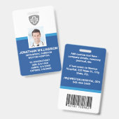 Kundenspezifische Foto-ID, Barcode- und Logo-Firma Ausweis (Front & Back)