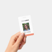 Kundenspezifische Foto-Karte, Logo, Strichcode, Na Ausweis (Handheld)