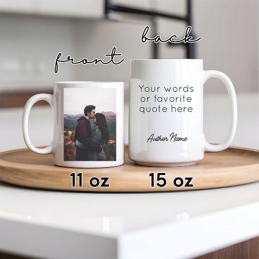 Kundenspezifische Foto & Name Tasse, Valentinins G Kaffeetasse