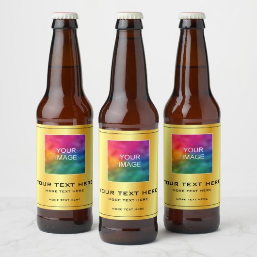 Kundenspezifische Foto- oder Firmenlogos für Imita Bierflaschenetikett (Flaschen)