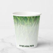 Kundenspezifische Foto-Pflegedienste Pappbecher (Rückseite)