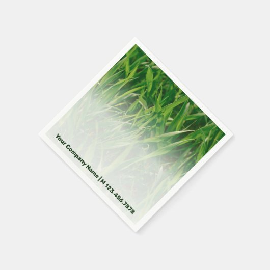 Kundenspezifische Foto-Pflegedienste Serviette (Ecke)