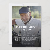 Kundenspezifische Foto-Rente-Party-Feier Einladung (Vorderseite)