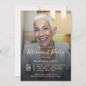 Kundenspezifische Foto-Rente-Party-Feier Einladung (Vorderseite)