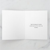 Kundenspezifische Foto-Rückgabe - Glückwünsche Karte (Innenseite)