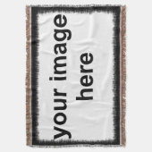 Kundenspezifische Foto-Schwarz-Grenze Decke (Vorderseite Vertikal)