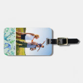 Kundenspezifische Foto-Seeanker und Seil-Muster Gepäckanhänger (Vorderseite horizontal)