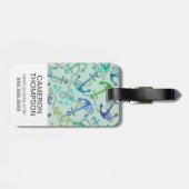 Kundenspezifische Foto-Seeanker und Seil-Muster Gepäckanhänger (Rückseite horizontal)