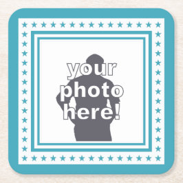 KUNDENSPEZIFISCHE FOTO- u. FARBUntersetzer Rechteckiger Pappuntersetzer