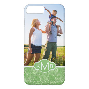 Kundenspezifische Foto-u. Monogramm-Kontur Case-Mate iPhone Hülle