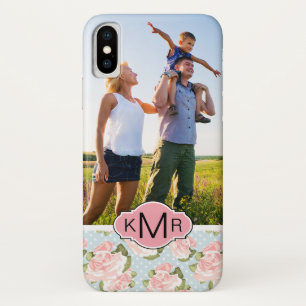Kundenspezifische Foto- u. Monogramm-Rosen mit Case-Mate iPhone Hülle
