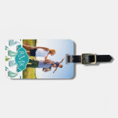 Kundenspezifische Foto-u. Monogramm-Segelboote auf Gepäckanhänger (Vorderseite horizontal)