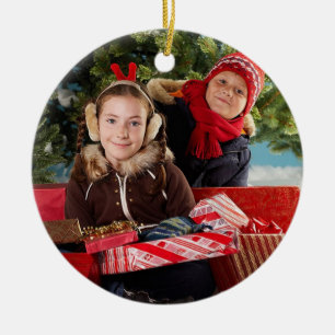 Kundenspezifische Foto-Verzierung Keramik Ornament