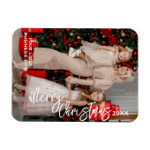 Kundenspezifische Foto-Visitenkarten, Weihnachtsfe Magnet (Horizontal)