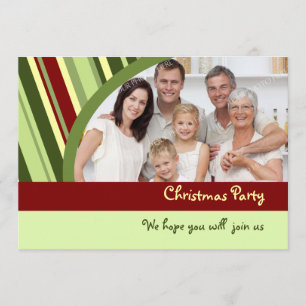 Kundenspezifische Foto-WeihnachtsParty Einladung