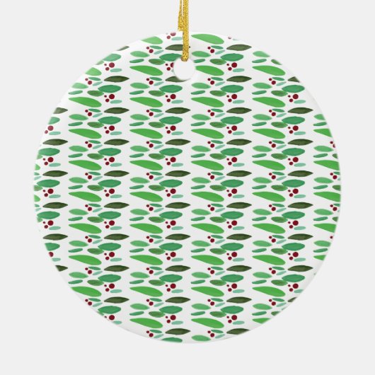 Kundenspezifische Foto-Weihnachtsverzierung Keramik Ornament (Hinten)