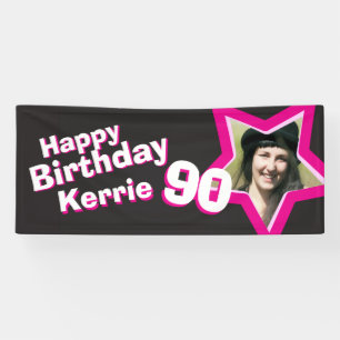 kundenspezifische Fotofahne des 90. Banner