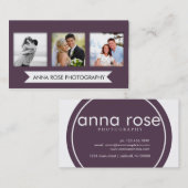 Kundenspezifische Fotografie der Visitenkarte (Vorne/Hinten)