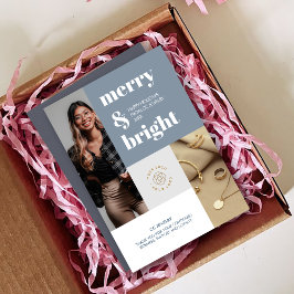 kundenspezifische Fotos Merright Small Business Lo Feiertagskarte