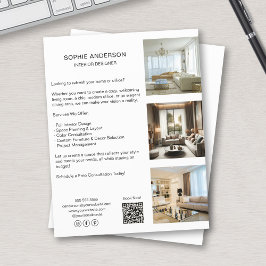 Kundenspezifische Fotos QR Code Soziale Medien Ber Flyer