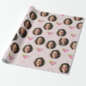 Kundenspezifische Fotos und Cocktails | Personalis Geschenkpapier (Ungerollt)