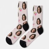 Kundenspezifische Fotos und Cocktails | Personalis Socken (Linkes Detail)