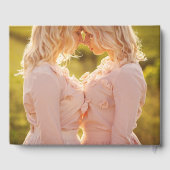 Kundenspezifische Fotos und Textbücher Gästebuch (Rückseite)