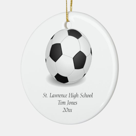 Kundenspezifische Fußball-Verzierung Keramikornament (Links)