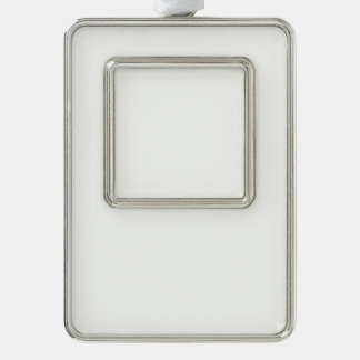 Kundenspezifische gerahmte Verzierung - Vertikale Rahmen-Ornament Silber