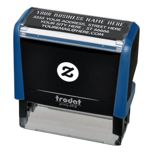 Kundenspezifische Geschäftsadresse Ihre Briefmarke Permastempel (Produkt)