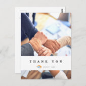 Kundenspezifische Geschäftsbedankungen Postkarte (Vorne/Hinten)