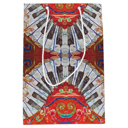 Kundenspezifische Geschenk-Tasche des Klavier-R4 - Mittlere Geschenktüte (Vorderseite)