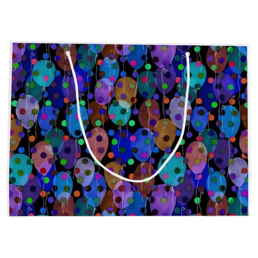 Kundenspezifische Geschenk-Tasche - groß, Große Geschenktüte (Rückseite)