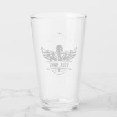 Kundenspezifische Geschenke für Gitarrenspieler Tr Glas (Rückseite)
