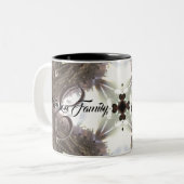 Kundenspezifische Geschenke für Mutter im Gesetz Zweifarbige Tasse (Vorderseite Links)