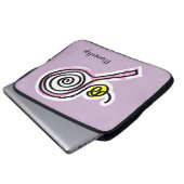 Kundenspezifische Geschenke für Tennisspieler - Ro Laptopschutzhülle (Vorne Knopf)