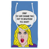 Kundenspezifische Geschenktasche der LUSTIGEN Kleine Geschenktüte (Vorderseite)