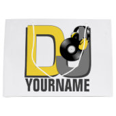 Kundenspezifische Geschenktaschen DJ Große Geschenktüte (Vorderseite)