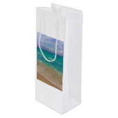 Kundenspezifische Geschenktüte Für Weinflaschen (Vorderseite Schrägansicht)